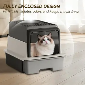 Automatic Cat Litter Box - 2026 Top-Rated, Pull-Out Drawer Design, No Scoop Required, Fits Modern Home Decor,litter box cats