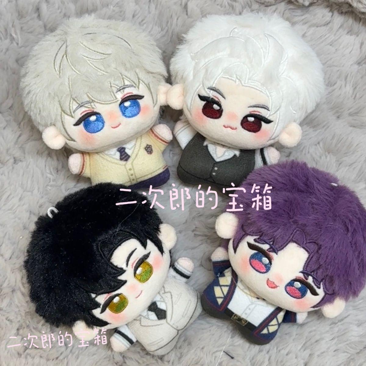 10cm Love And Deepspace Plush Rafayel Xavier Stuffed Plush Printed Body Figurine Statue Model Collection Decoration Kid Toy Gift