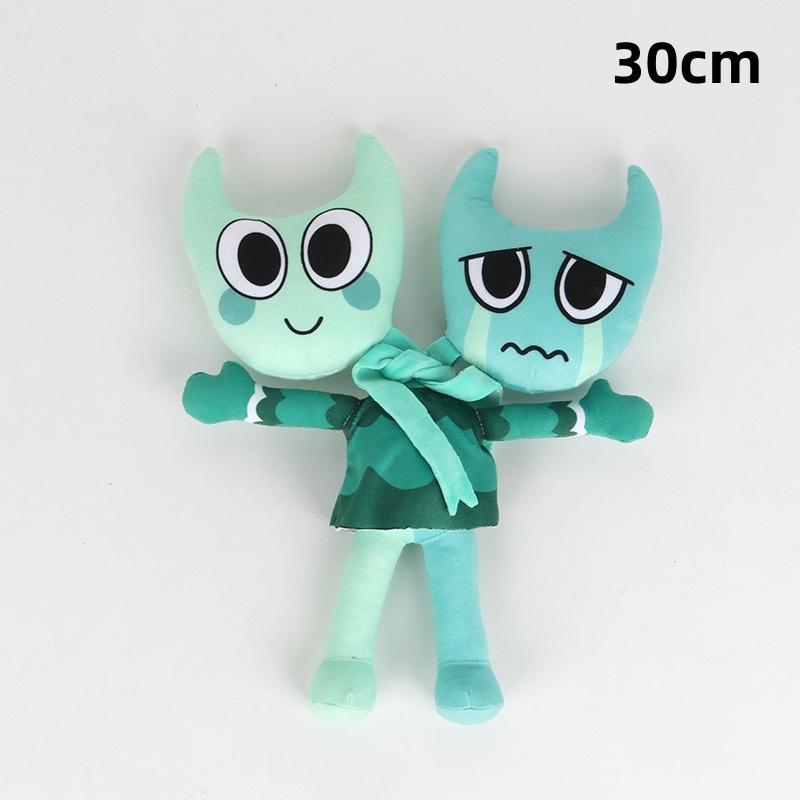 Dandy's World Game Role Pebble Dog Plush Toy Kawaii Cartoon Star-Time Pebble Pretty Present Coal Stuffed Pillow Toy Kids Gifts