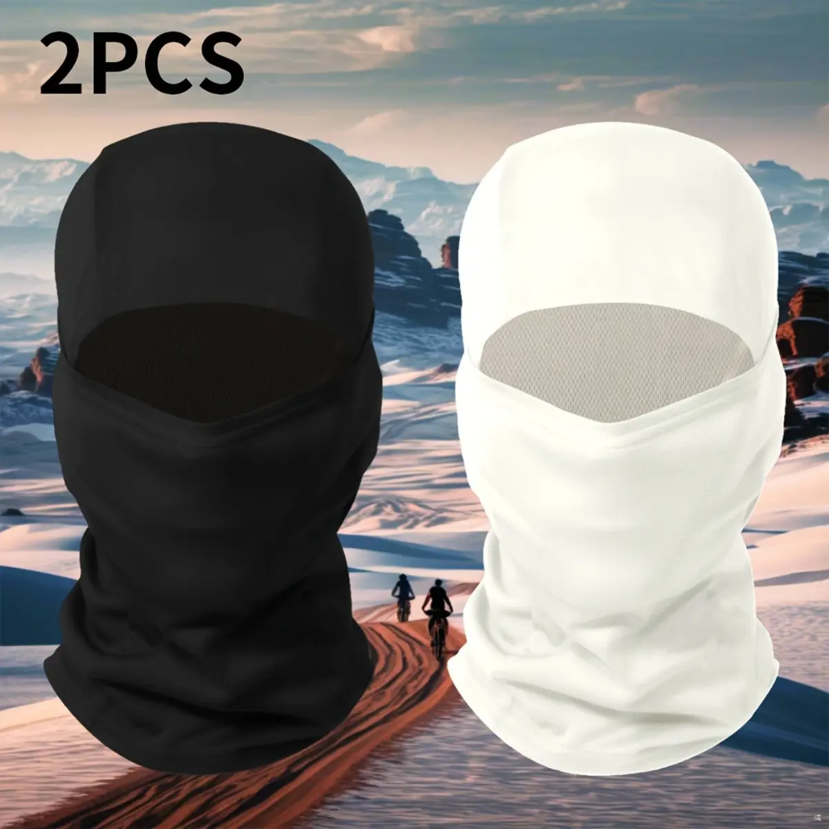 Camouflage Full Face Balaclava Mask, Lightweight, Breathable & Quick-Dry Cover for Outdoor Sports, Hiking & Cycling