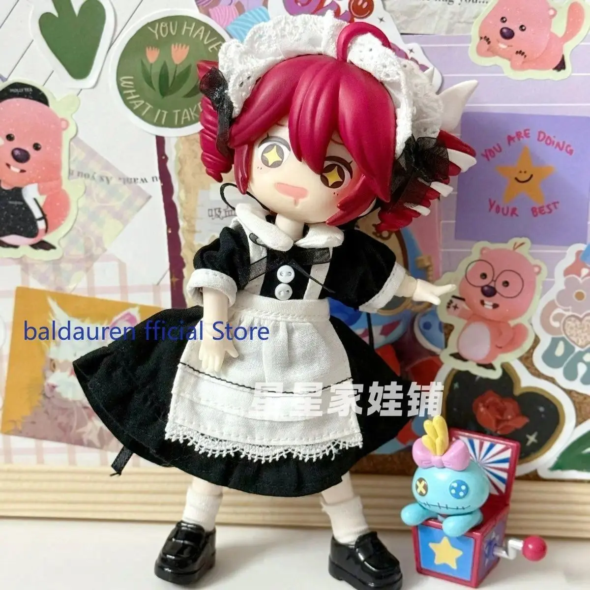 Anime Game Kasane Teto PVC Body Figures Clothes Dress Up Puppet Mascot Statue Garments Cosplay Cartoon Idol Birthday Gift
