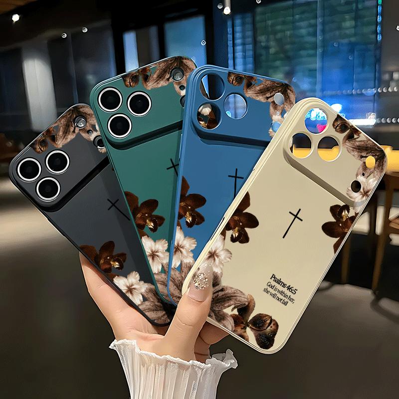 Vintage Floral Aesthetics Soft&Flexible TPU Silicone Phone Case For iPhone 17 Pro Max AIR 16 15 14 13mini 12 11 Plus XR XSMAX Cases For Samsung Galaxy S26 Ultra S25 Edge S24 S23 S22 Plus  Durable|Shockproof|Full Camera Protection