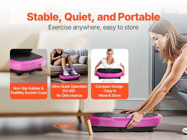 Christmas present Vibration Plate Exercise Machine Full Body Fitness with Magnetic Acupoints