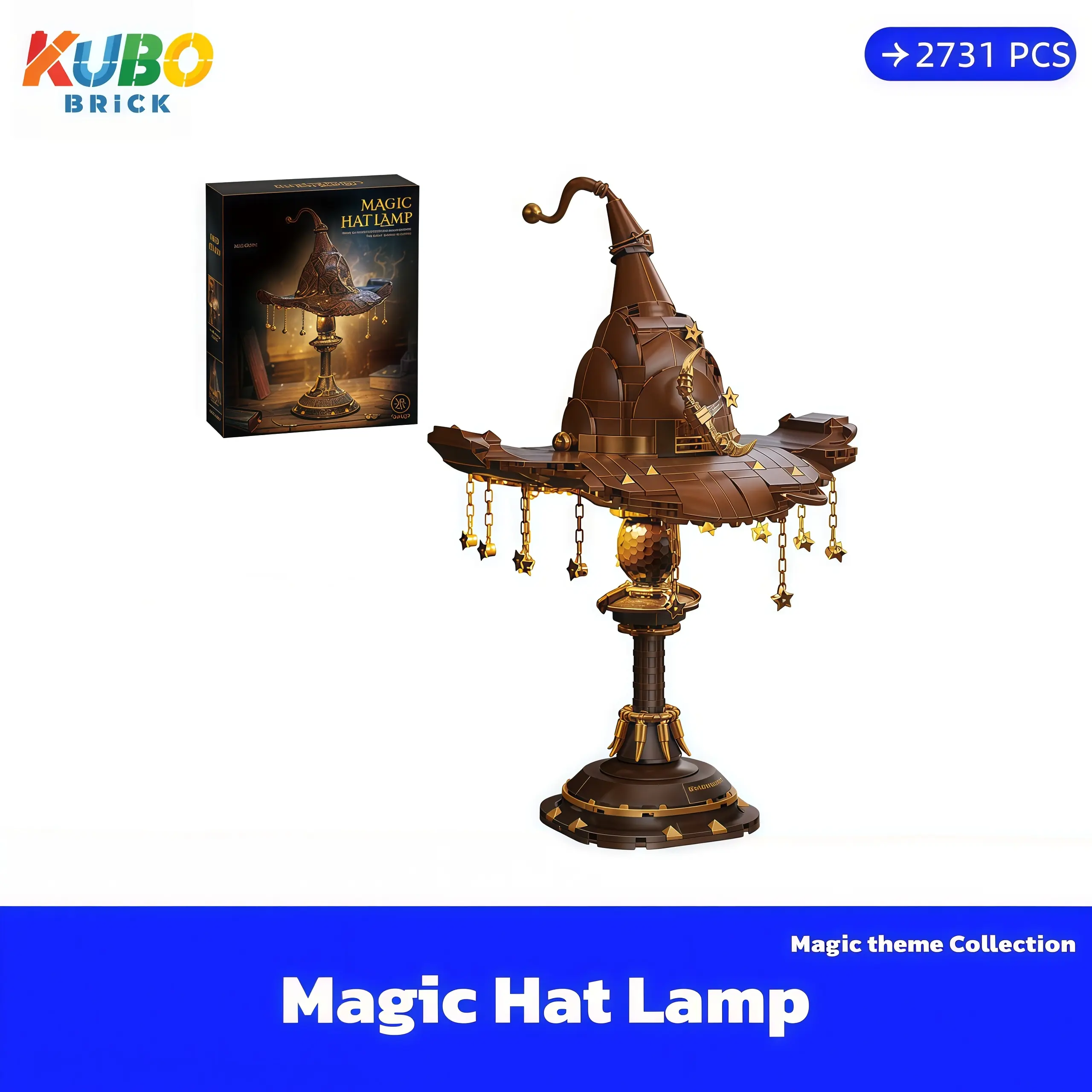 [KUBO-bricks](SHIP FREE) Magic Hat Lamp Magic theme Collection 2731 Pieces With GIFT box