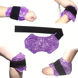 Adjustable Ankle/sport Ice Pack, Reusable Hot Cold Gel Pad, Microwave Heating/cooling, for Ankles, Knees, Arms, Feet, Legs