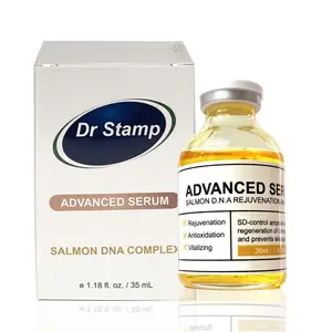 Dr Stamp SD Serum Booster - Salmon DNA PDRN Collagen Gold Brightening Repair Ampoule for Microneedling Dr Pen Series Advanced Serum 35ml