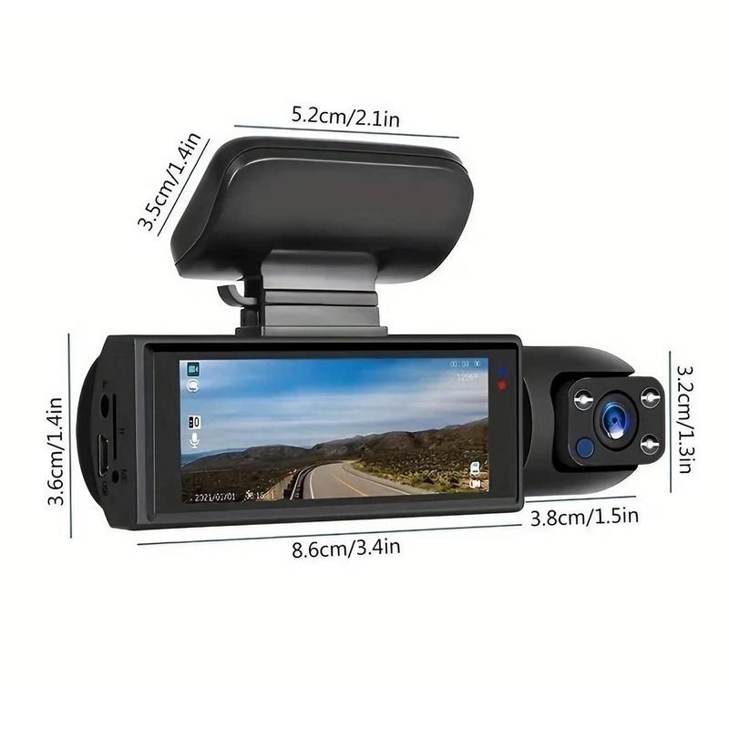 1080P HD Car DVR, Car DVR with 32GB Memory Card, Car Driving Recorder with Night-Vision Function, Video Recording Car Camera, Compact Mini Automotive Camera, Vehicle Police Dashcams