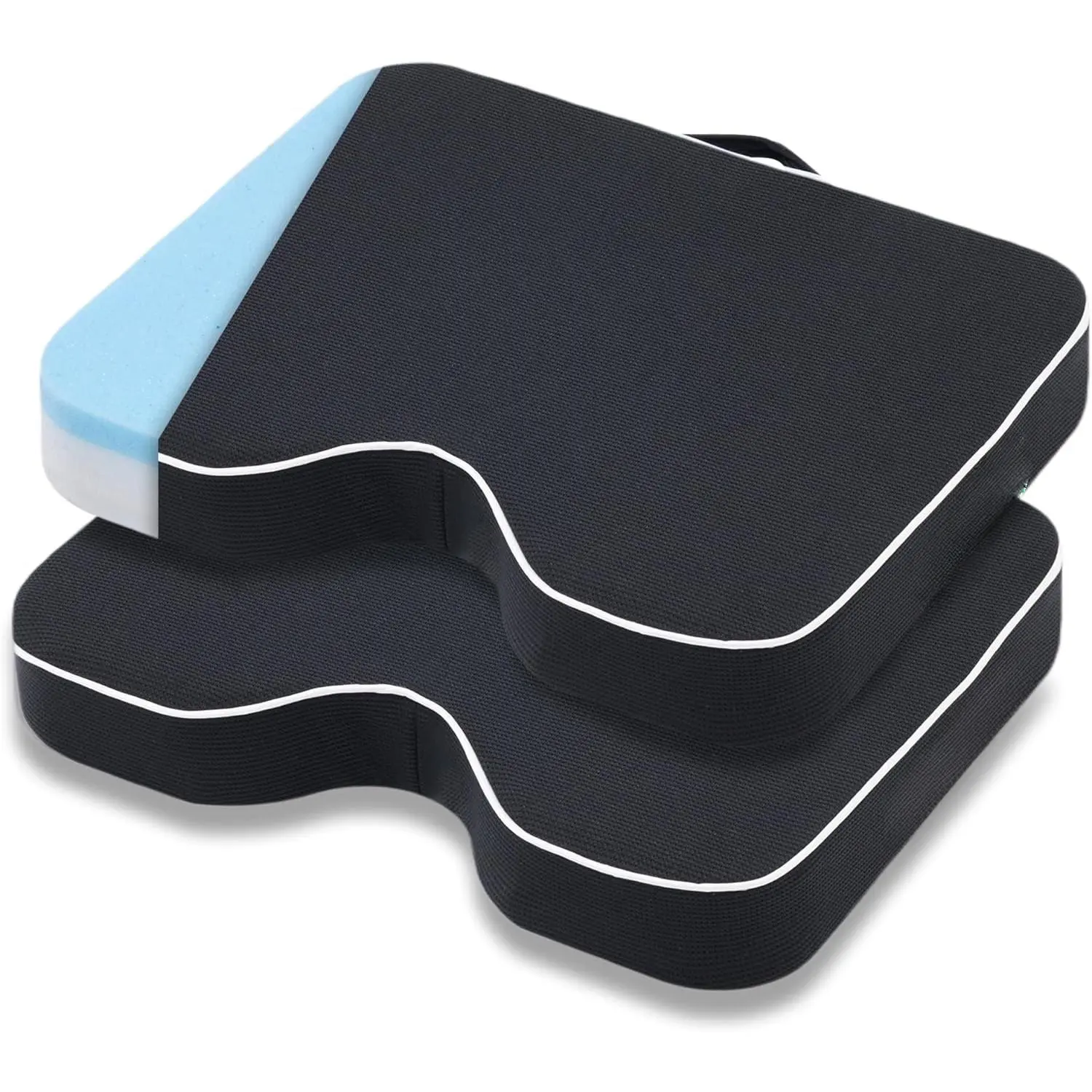 Stadium Cushion with Dual-Layer Foam , High Elasticity & Breathable, Waterproof Thick Bleacher Pad for Long Games, Portable for Outdoor Indoor Seating