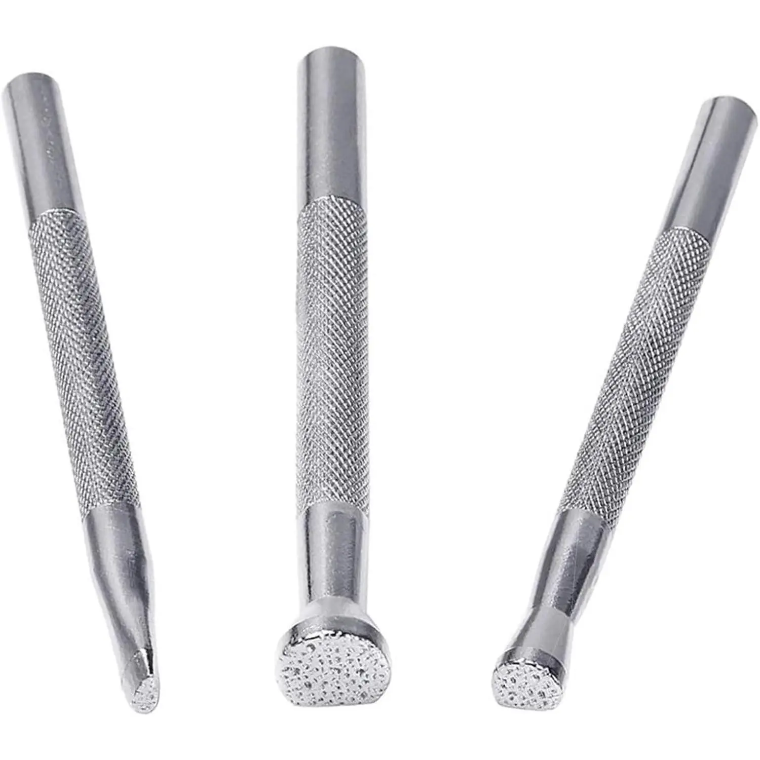 3 Pack Leather Stamps Stamping Tool Embossing Kit Background Stamping Tools for Leather Working and Crafting