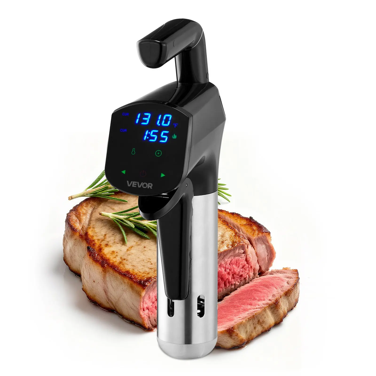 Sous Vide Precision Cooker, 1100W Sous-Vide Cooking Machine, Immersion Circulator With LED Digital Display, Secure Clamp Design, Temperature & Timer Control, Professional Sous Vide Cooker