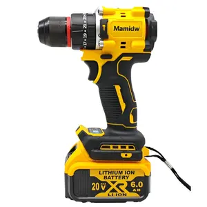 20V Cordless Drill, 25+3 Adjustable Torque Settings, with LED Light, for Drilling, Furniture Assembly, Construction Renovation (Tool Only), Compatible with DEWALT 20V MAX Batteries