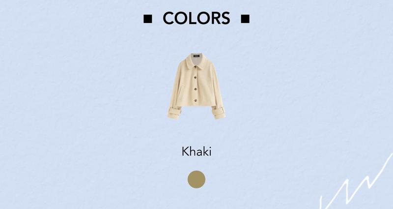 Cider Wool-look Peter Pan Collar Long Sleeve Jacket