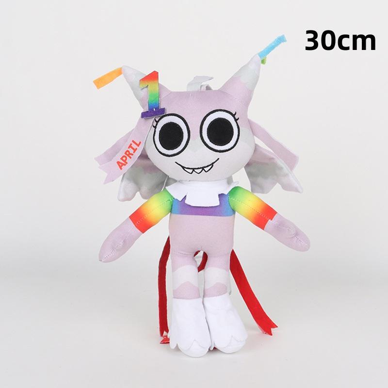 Dandy's World Game Role Pebble Dog Plush Toy Kawaii Cartoon Star-Time Pebble Pretty Present Coal Stuffed Pillow Toy Kids Gifts