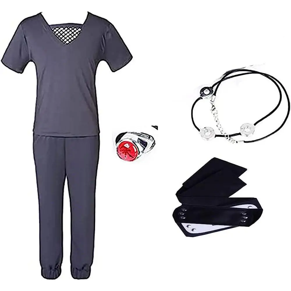 Anime Cos Uchiha Itachi Akatsuki Man Women Cosplay Costume T-Shirt Pants