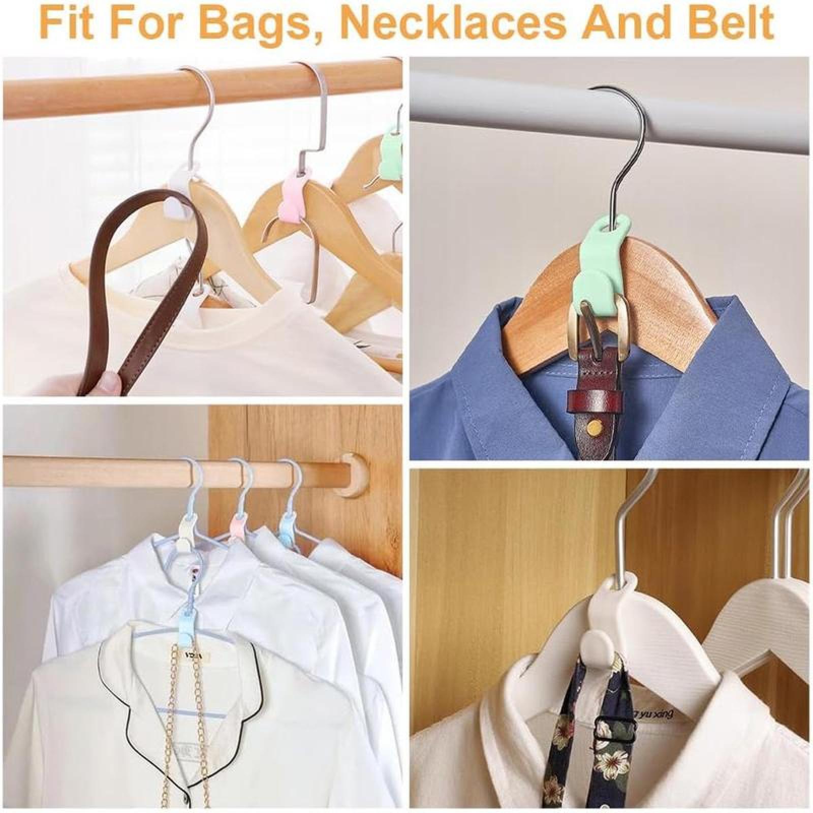 Hanger Connector Hooks,30/100 Counts Set Space Saving Clothes Hanger Extender Hooks,Multicolor Closet Organizer Hanger Clips.SENSIOHOME. Hanger Connector Hooks,30/100 Counts Set Space Saving Clothes Hanger Extender Hooks,Multicolor Closet Organizer Hanger Clips.SENSIOHOME.