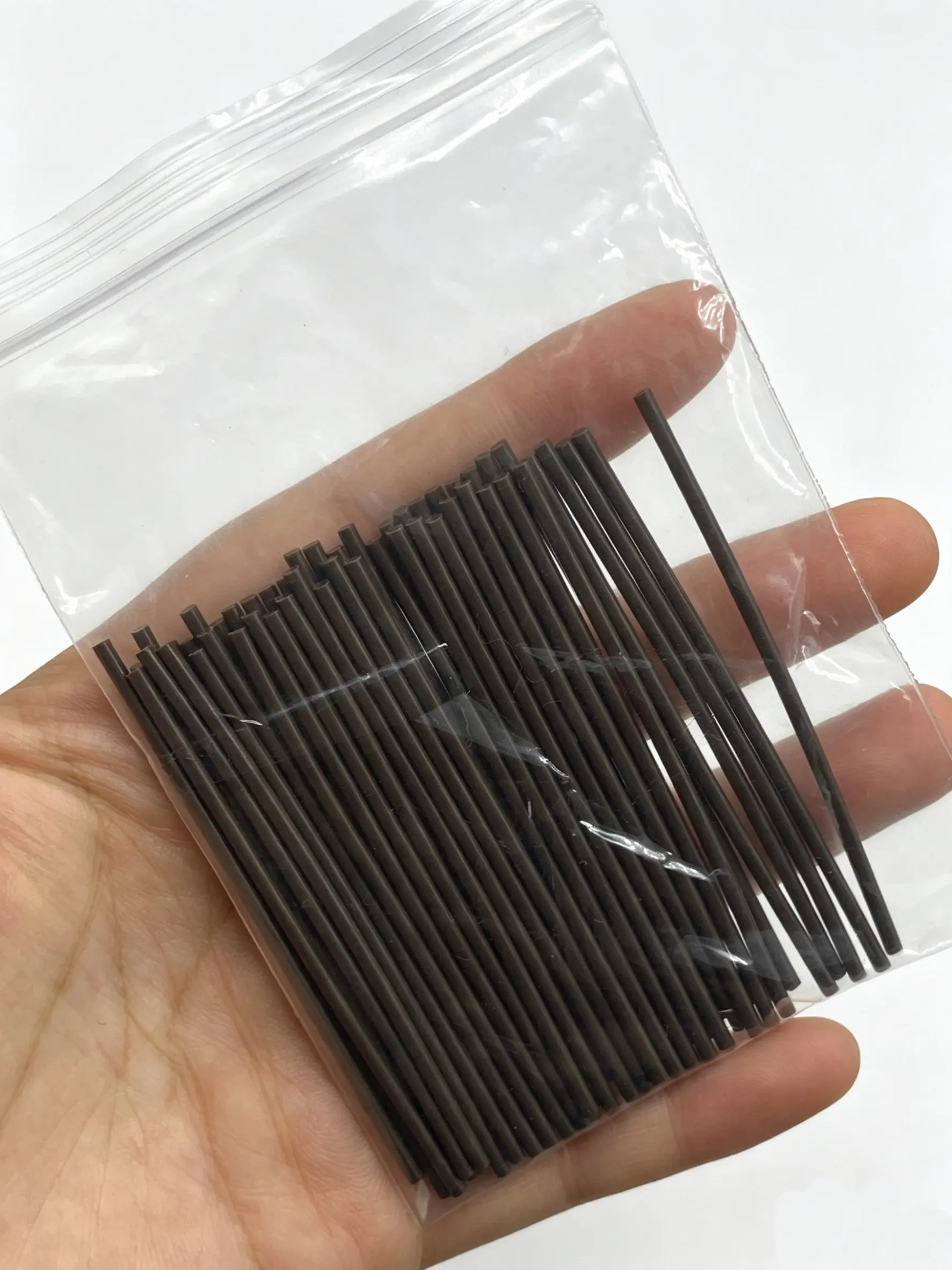 50Pcs Thin Keratin Glue Sticks for Hair Extensions, Italian Protein Hot Melt Adhesive Strips, Salon Hair Extension Tools, Salon Supplies