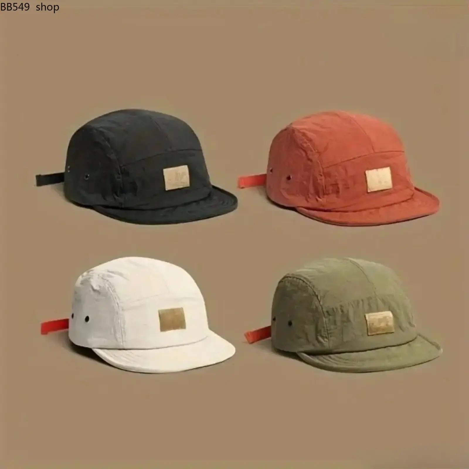 2-Pack Vintage Japanese Streetwear Snapback Baseball Cap, Retro Hip Hop Duckbill Hat, Lightweight Breathable Quick-Dry Polyester Adjustable Urban Fashion Hat for Men Women, Daily Outdoor Wear Accessory