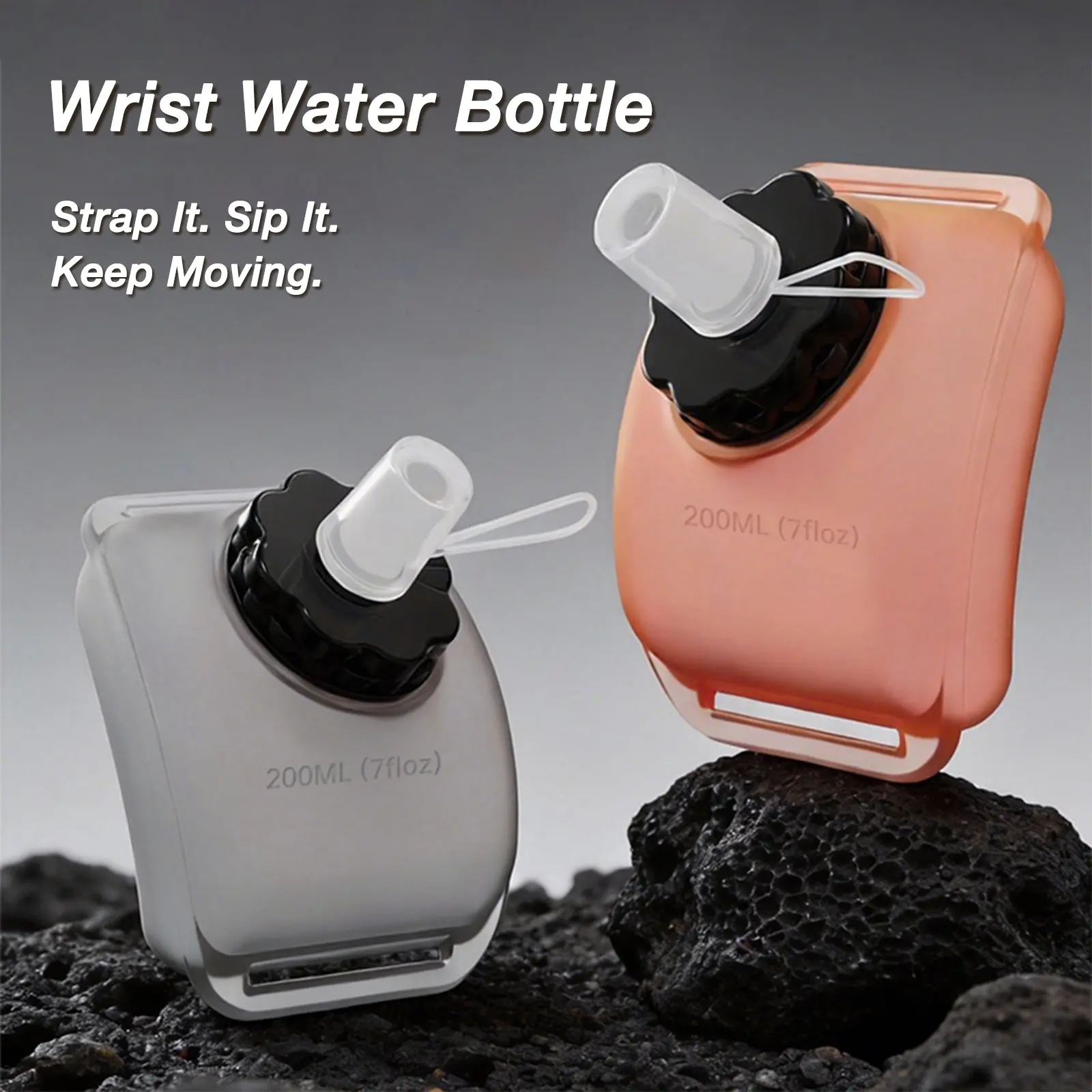 Wrist Kettle Outdoor Sports Soft Water Bag Portable Silicone Marathon Running Cycling Mountaineering Hydrating Equipment