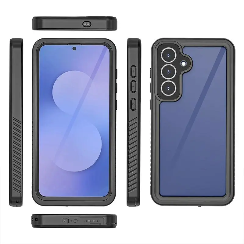 Shellbox Multi-Model TPU Lens Protection Phone Case - IP68 Rated, Fully Sealed, Rugged, Durable for Samsung S23, S24, S25, S25 Edge Ultra, S26 Series
