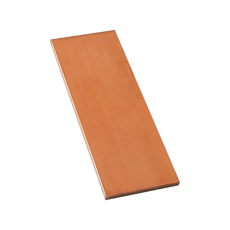 T2 Copper Flat Bar Stock 50mm X 50mm X 60mm - 99% Pure Copper For Crafting & Repair