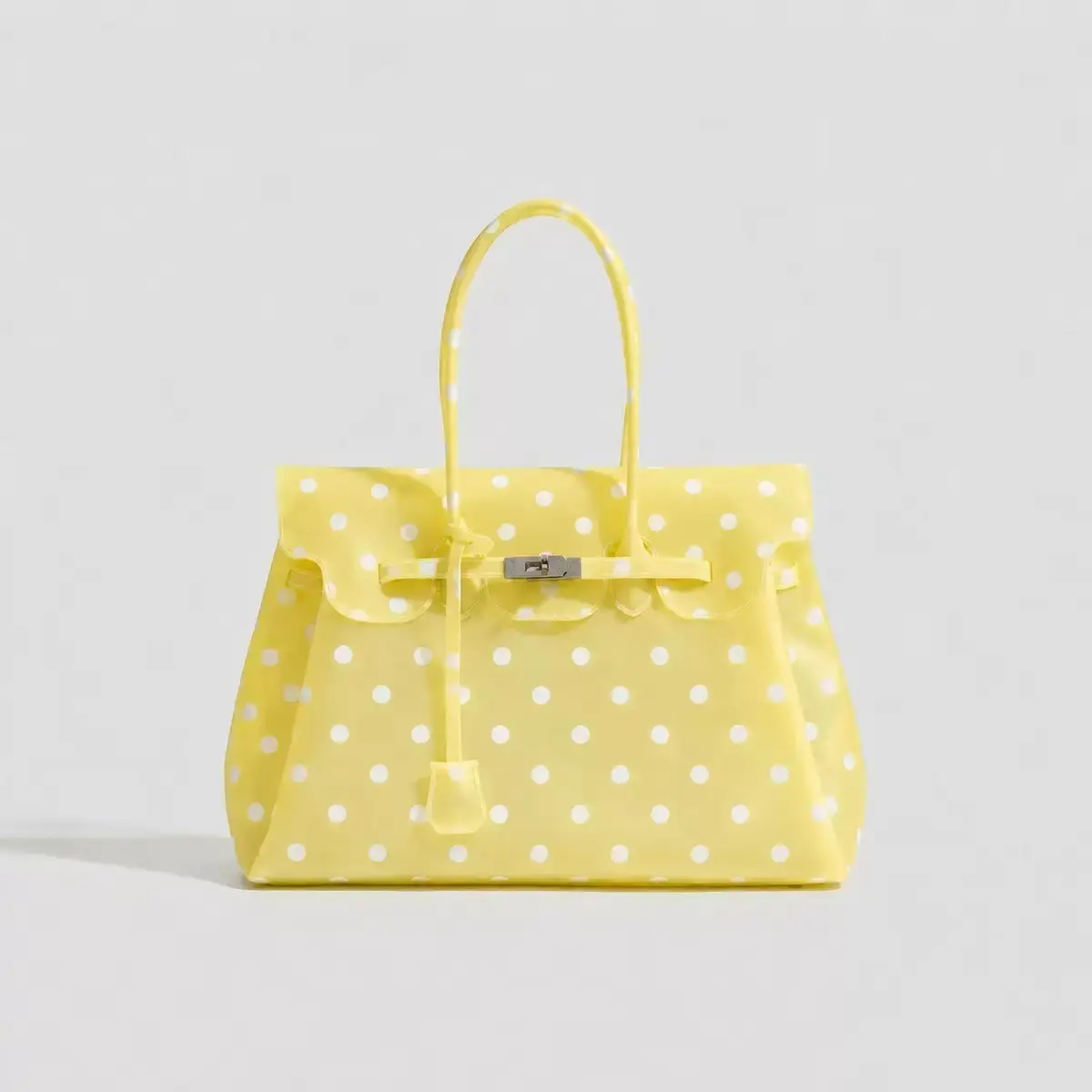 Jelly Bag Trend 2026 Summer Waterproof Large Capacity Dot Bag  Shoulder Bag