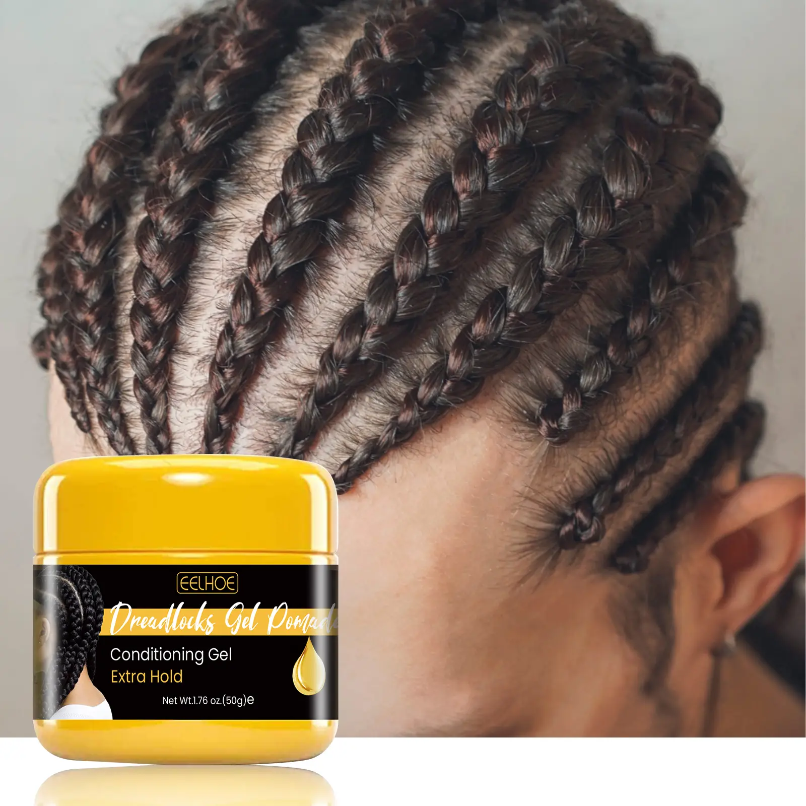 Dreadlock Styling Gel for Long-Lasting Hold and a Flawless Finish - Quick Drying and Nourishing Hair Wax for Balancing Scalp Oil - Gentle on Hair with a Light Fragrance, Haircare, Triethanolamine, Dries Quickly, Copolymer Blend, Wax Gel, Hair Styling Prod