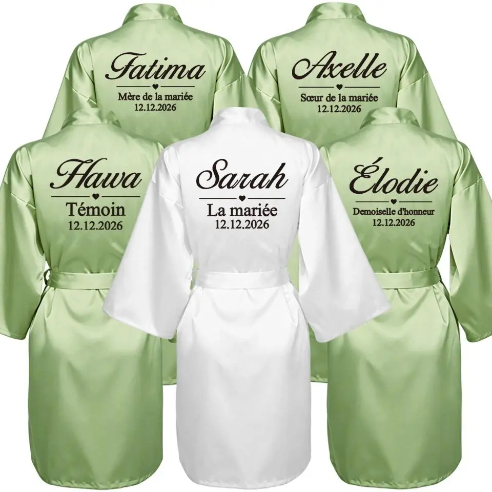 Women's Customized Gold Glitter Bridal Loungewear Robes - Fabric, Metal Gold, Female, Daily Use, Personalized with Name & Date, Brides Gift, Hot Pink Glitter Fashion Accessory Charm