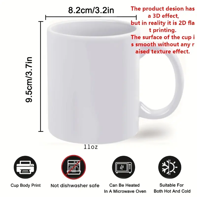 1 Customizable 2D Printed Personalized Gardener Mug with 2D Effect, Customizable Name, Gift for Plant Lovers