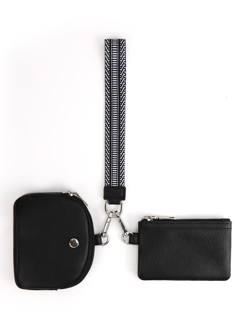 Women's Cute Leopard Print Zipper Short Wallet, Trendy Versatile Wristlet Wallet, Fashionable All-match Versatile Coin Purse for Daily Use