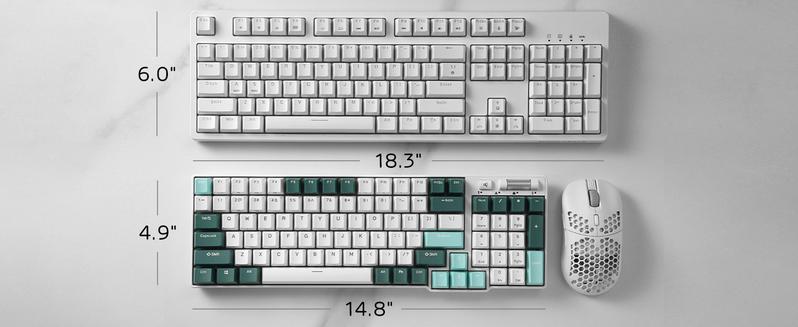 RK ROYAL KLUDGE RK96 RGB Limited Ed, 90% 96 Keys Wireless Triple Mode BT5.0/2.4G/USB-C Hot Swappable Mechanical Keyboard w/Wrist Rest, Software Support & Massive Battery, RK Yellow Switch, Camp Green