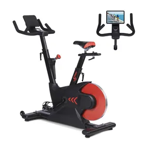 Garvee Magnetic Resistance Exercise Bike – Rear Flywheel – Silent Belt Drive – Adjustable Seat & Handlebars – App Compatible – Digital Monitor – Comfortable Seat Cushion – Perfect for Home Gym & Fitness Workouts