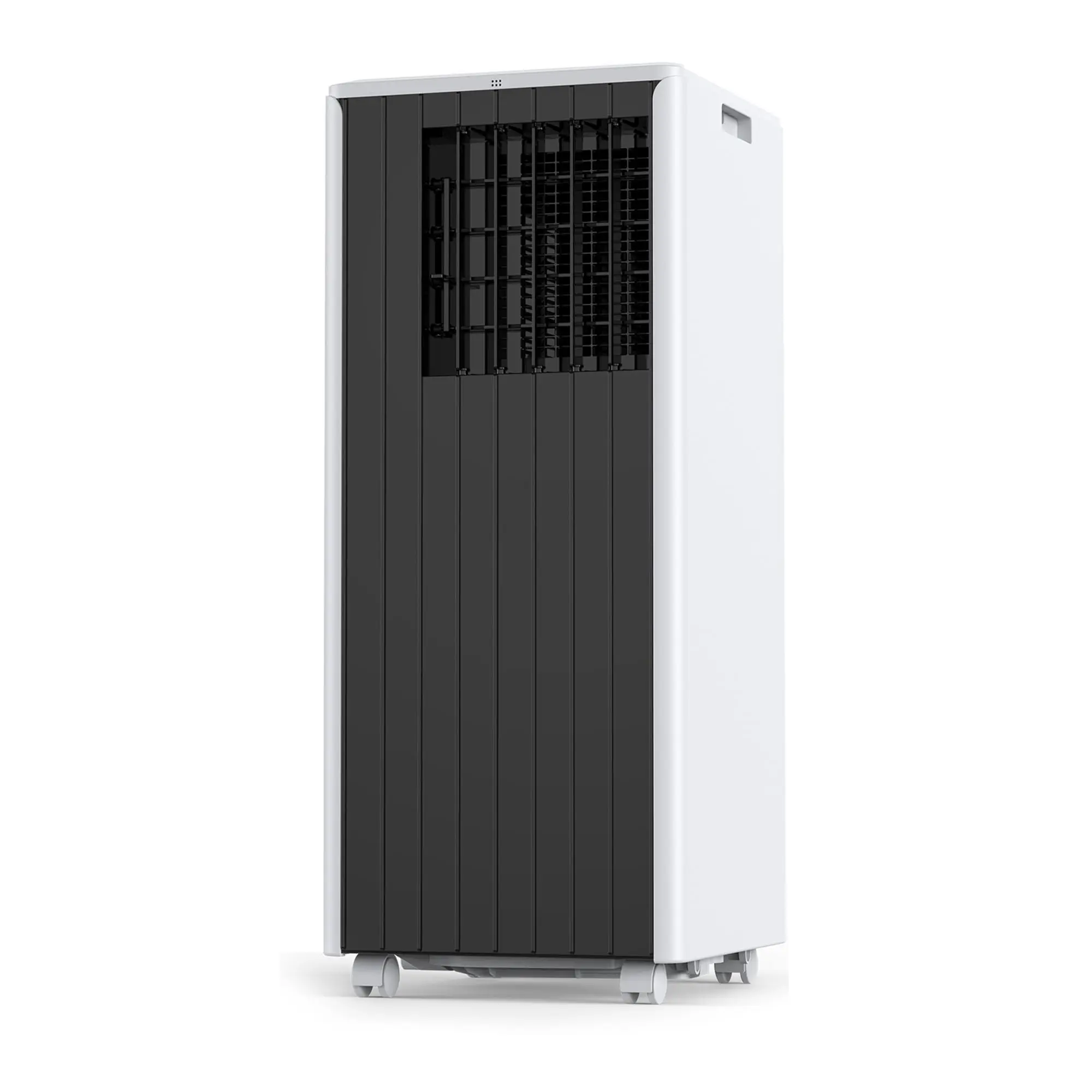 8,000 BTU Portable Air Conditioner, 3-in-1 Floor AC Unit with Cooling, Fan and Dehumidifier for Rooms up to 250 Sq.Ft, Self-Evaporating Room Cooler with Window Kit, Remote Control, 24H Timer & Sleep Mode for Bedroom, Dorm and Office, White/Black