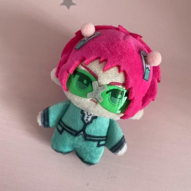 Mini Plush Doll Pendant 10cm Plushies The Disastrous Life of Saiki K Plush Toys Saiki Kusuo Cosplay Cute Soft Stuffed Gift