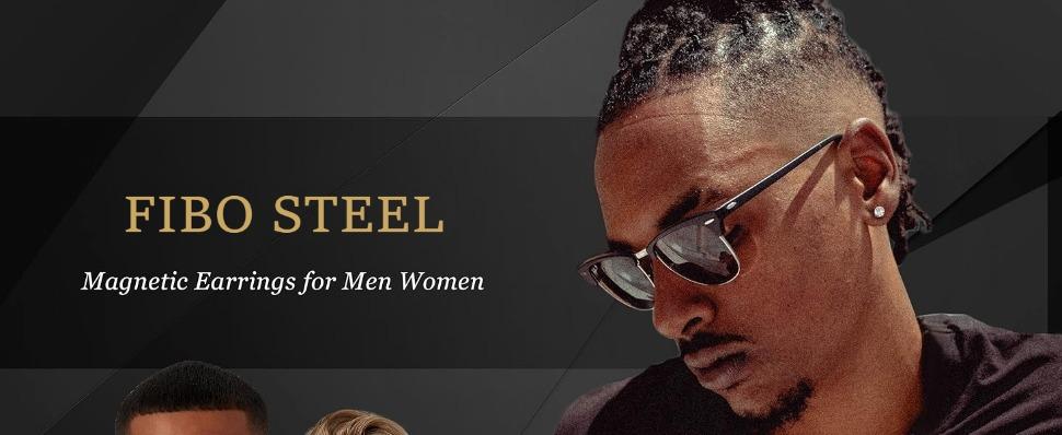 4 Pairs Stainless Steel Magnetic Earrings for Men Women Shiny Round Cubic Zirconia Stud Earrings Non-Pierced Ears Hypoallergenic Trend Fake Earrings 4-7MM SpringStatements