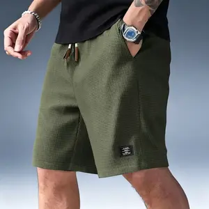 Men'S Casual Sports Shorts, Summer Versatile, Plus-Size Loose Five-Point Shorts, Pineapple Check Shorts For Men