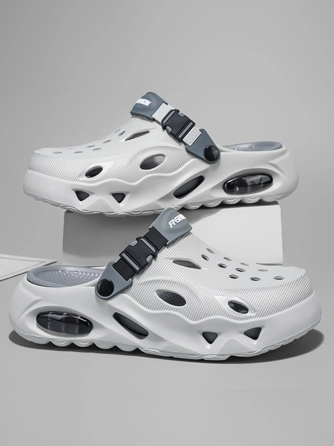 Men's Eva Slippers, Summer 2026 New Thick Sole, Breathable Anti-Slip, Waterproof Oil-Resistant, Comfortable Casual Footwear