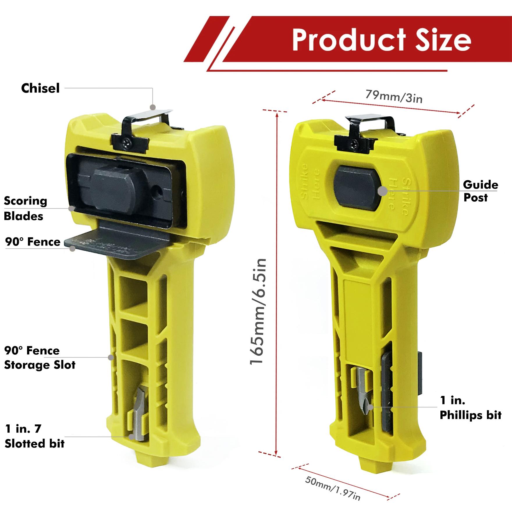 Door Hinge & Door Latch Installation Hardware Tool Kit, Hinge Mortise Template, Easy To Install & Use Chisel Sets, DIY Tools, Suitable for Woodworking Projects, Woodworking DIY