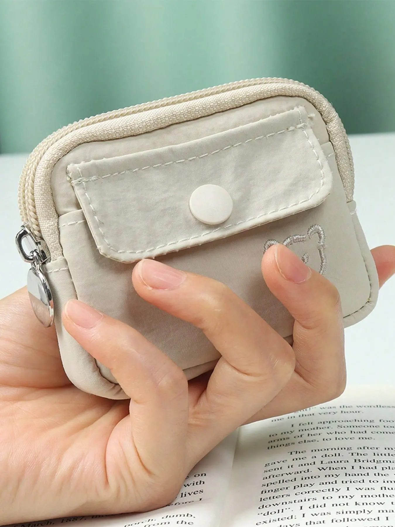 Cute Mini Portable Card Holder Case, Fashion Card Holder, Free Gift, Compact Wallet, Coin Pouch, Makeup Bag, Ideal for Travel, Storage, Organization, Cute Wallets, Coin Purse