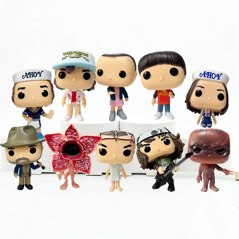 Anime Strangers Things Figure Jane Ives/Will Byers/Mike Wheeler Action Figure Cosplay Vinyl ornament Figures Toy New Year gift