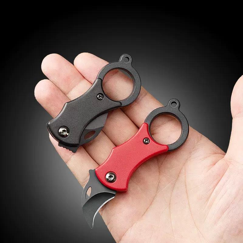Mini Folding Pocket Knife, Portable Fox Paw Design Keychain Tool, Outdoor Utility Knife for Camping, Hiking, Emergency Use, Compact and Lightweight, Portable Multipurpose Knives