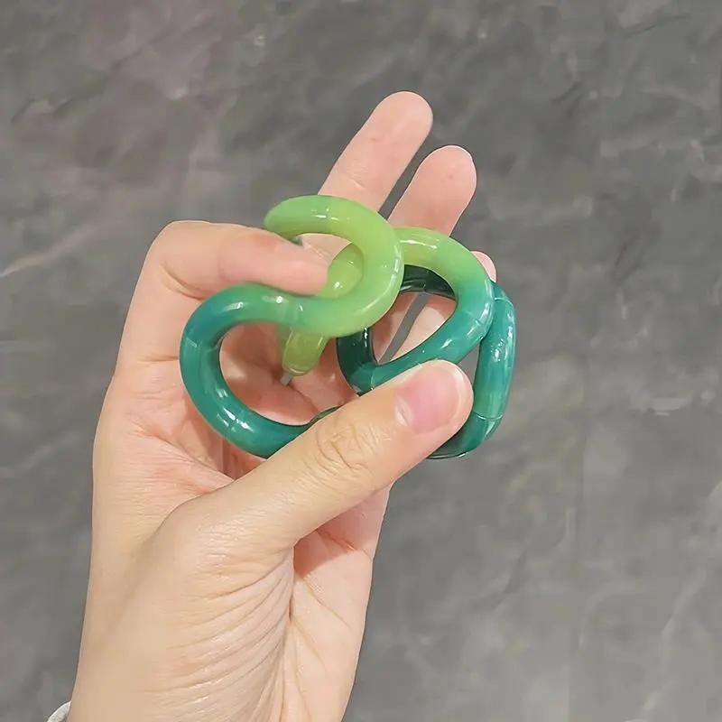 Tangle Fidget Squeeze Toys Colorful Deformation Rope Knot Stress Relief Toy Educational Tangle Fidget Toy Holiday Gifts Toy