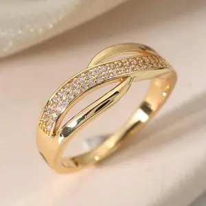 1pc Cross Stackable Ring – Stylish Minimalist Elegant Couple Jewelry, Romantic Gift for Anniversary, Valentine’s Day & Special Occasions