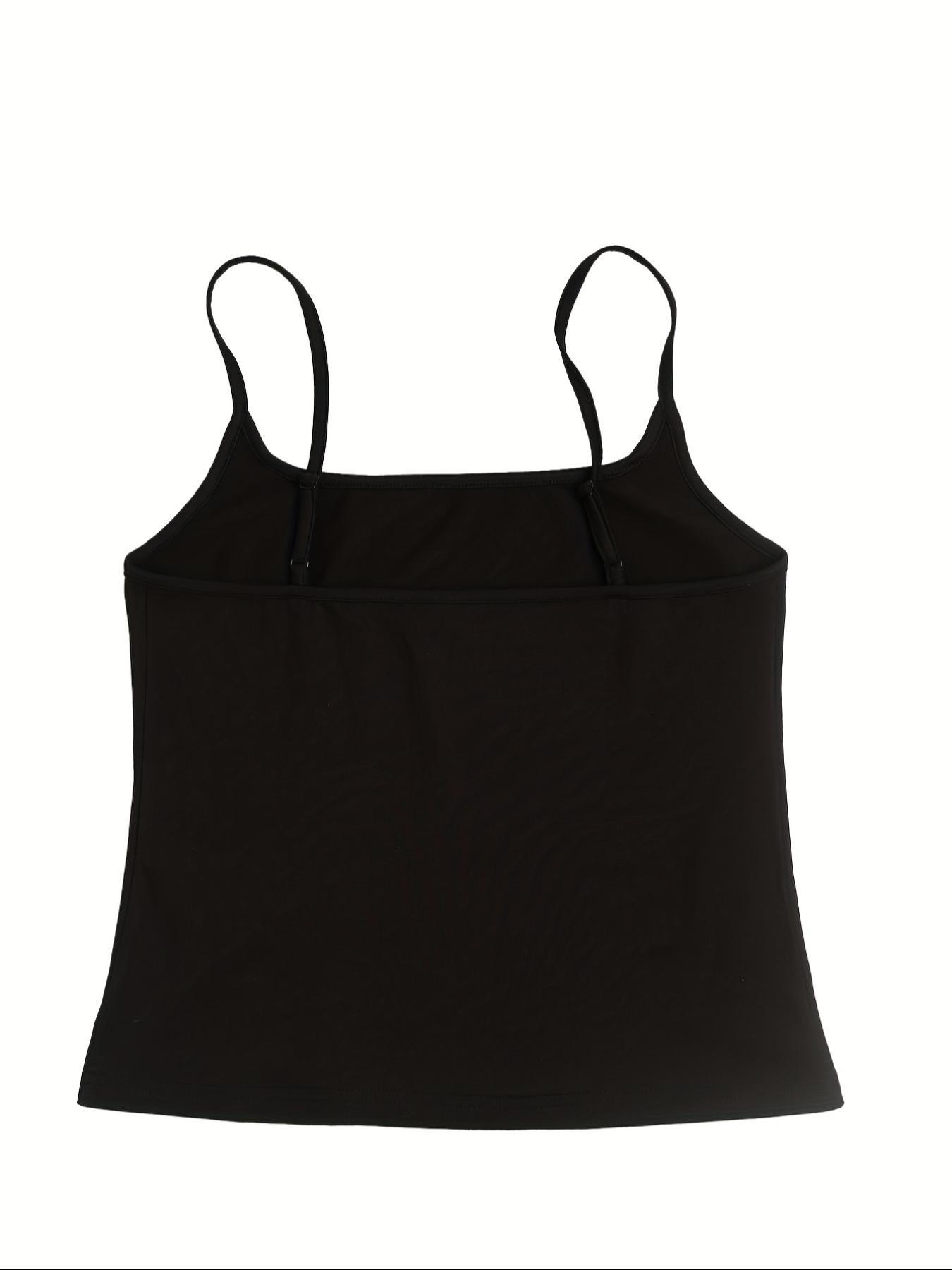 Women's Rhinestone Letter Camisole, Fashionable Casual Sleeveless Top, Suitable for Daily Outdoor Wear, Valentine's Day Gift