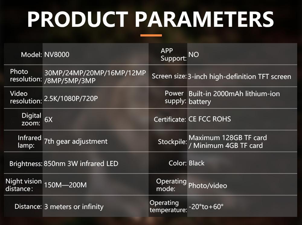 Night Vision Goggles-Night VisionBinoculars,2000 mAh Battery,7 Levels Infrared,6XDigital Zoom,Wildlife Observation,Hunting,Camping
