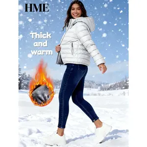 []Women'S Winter Fleece-Lined Thickened Warm Jeans |   Stretch Blue Denim with Whisker Detailing & Tapered Skinny Fit |   High Waist Butt-Lifting Design & Functional Side Pockets |   Comfortable Cold-Weather Fashion Essential for Women(No Coat)