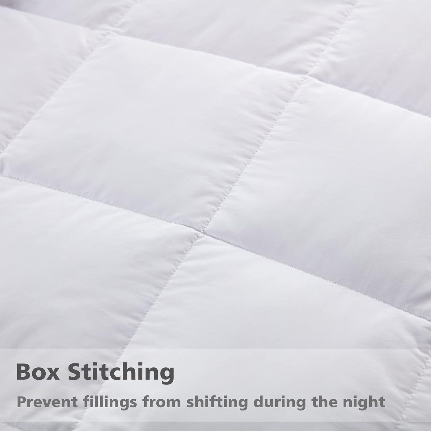 Lightweight Down  Fibers Blanket, Summer Cooling Down  Fibers Comforter  Size, Ultra-Soft Breathable Thin Bed Quilt Duvet with Satin Trim(, Cream White)