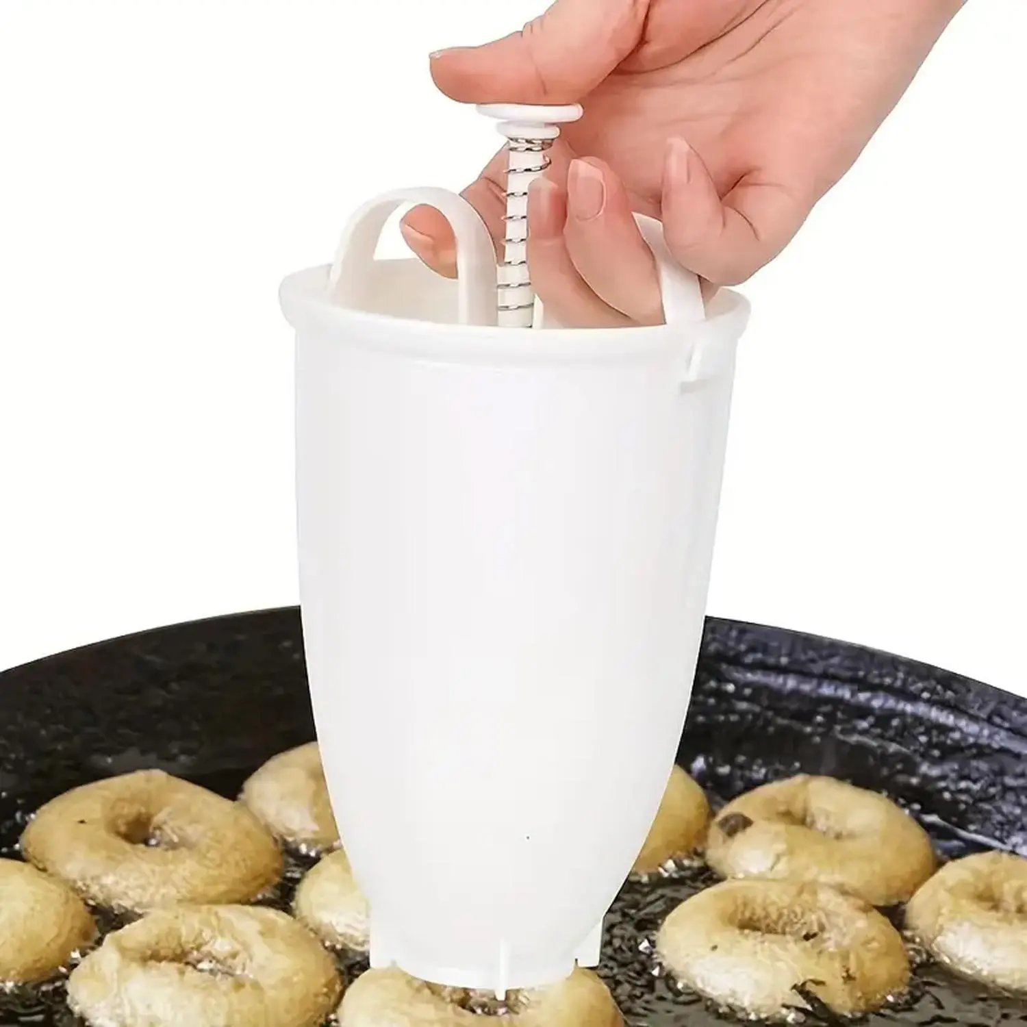 One Hand Donut Maker, Plastic Doughnut Machine Mold, Biscuit Donut Maker, DIY Baking Tool, Baking Mold, Donut Maker, DIY Baking Tools