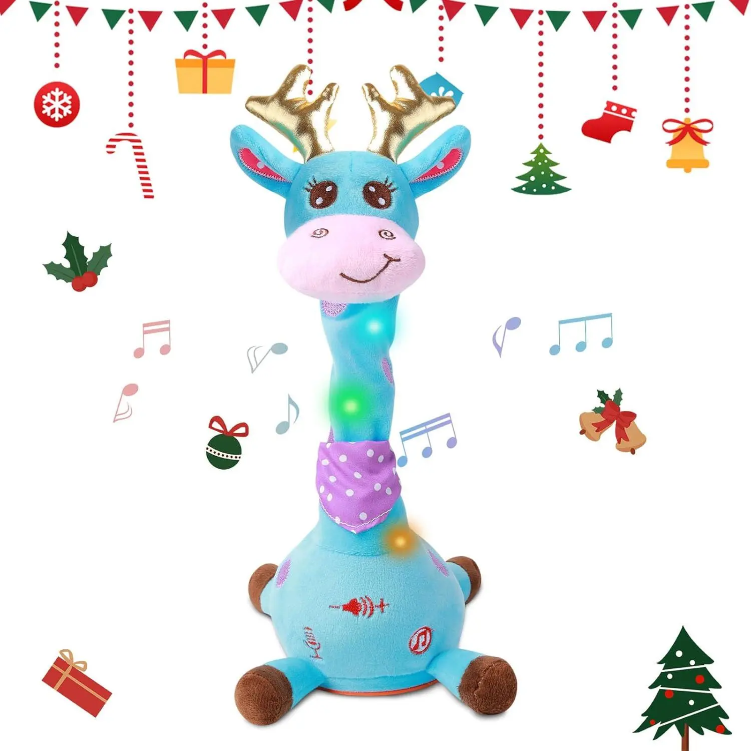 Dancing Giraffe-blue