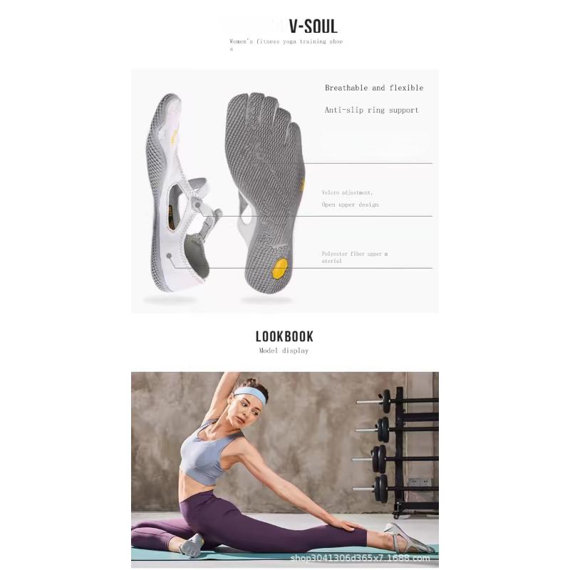 Women's FiveFingers V-Soul Toe Shoes, Barefoot Minimalist Sneakers For Yoga, Pilates, Workout & Walking, Lightweight Flexible Gym Shoes