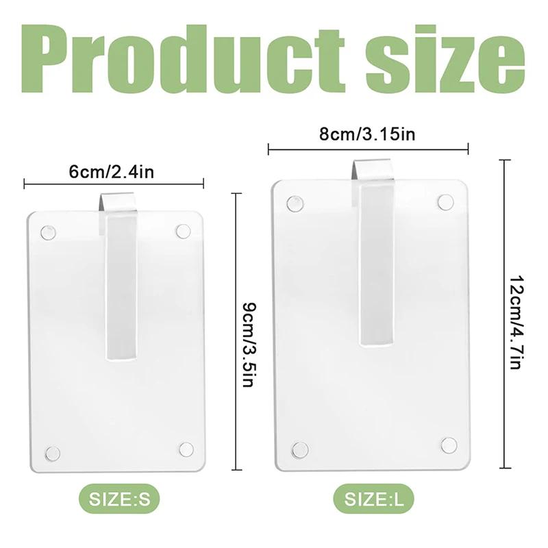 【M】Car Photo Holder, Car Picture Holder, Transparent Acrylic Car Photo Clip, Photo Car Visor Clip,